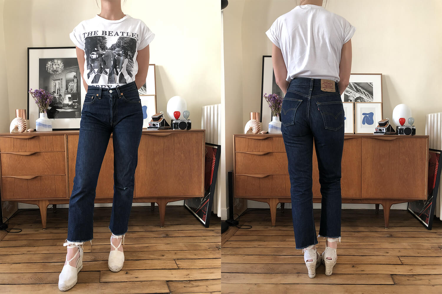 Jean levis vintage femme taille online haute