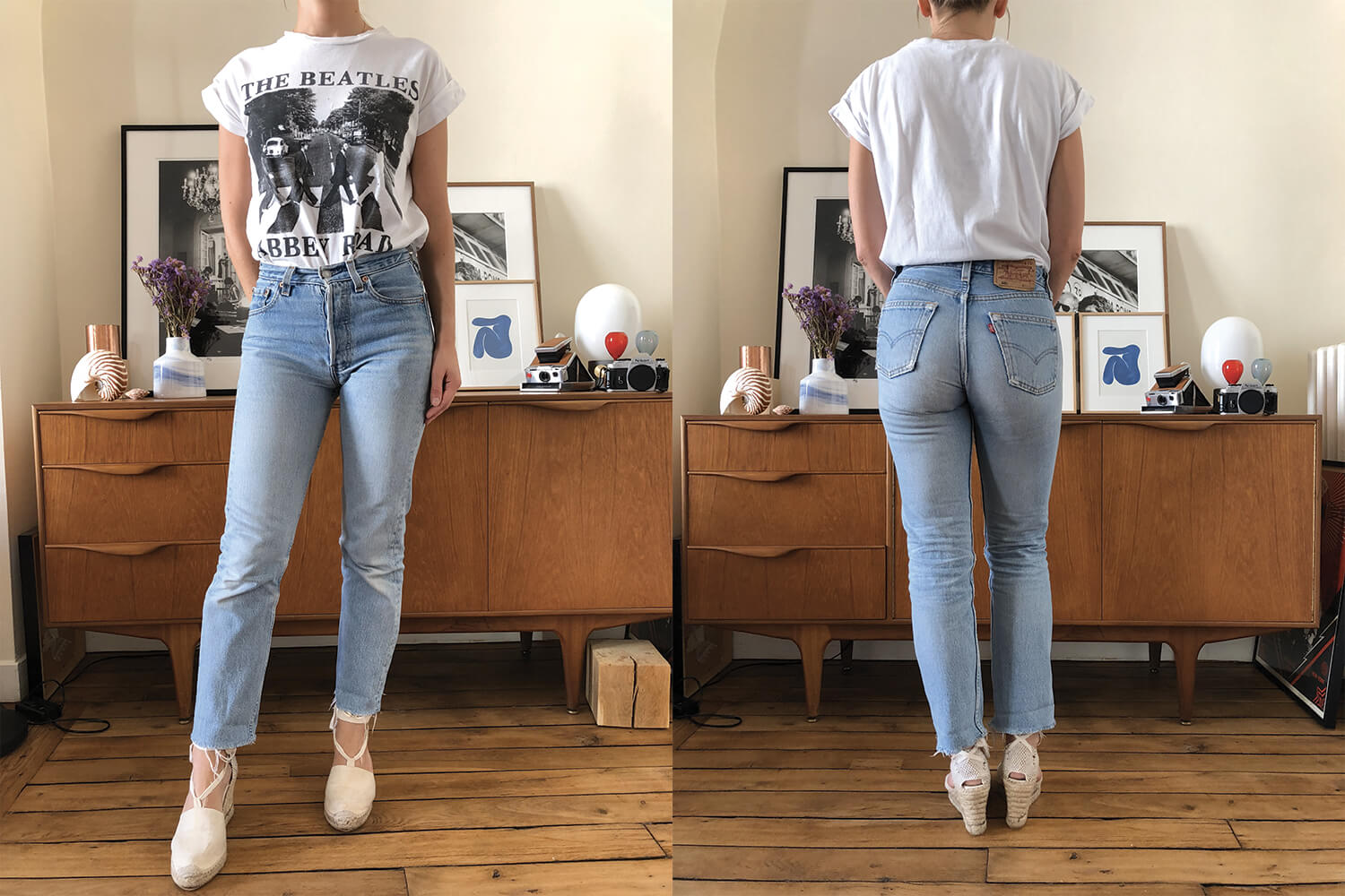 Jean levis best sale 501 femme vintage