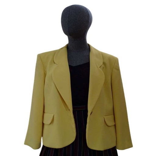 Blazer discount jaune pastel