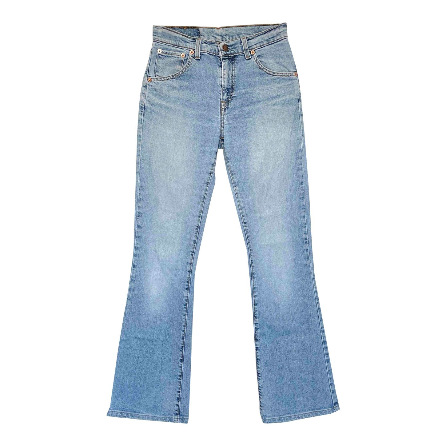 womens levis 525 blue jeans