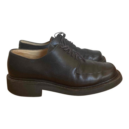 Louis Feraud, Shoes, Vintage Louis Feraud Brown Leather Heels Size 75