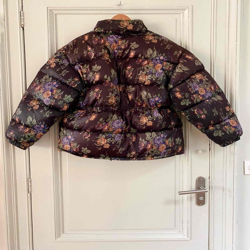 Floral puffer jacket for women | Imparfaite