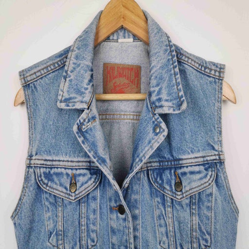 Veste en discount jean sans col