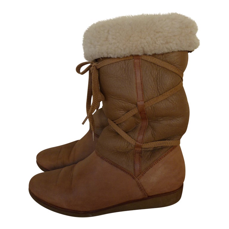 Bottes en peau hot sale