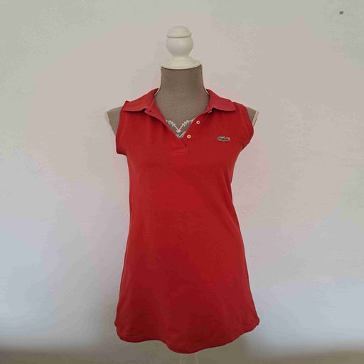 Robe lacoste rouge hot sale