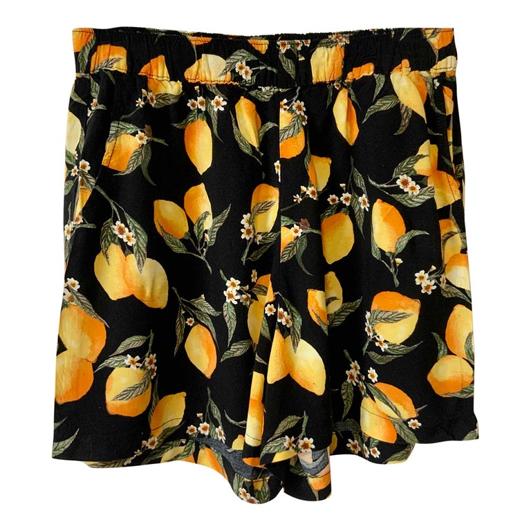 H&m lemon outlet shorts