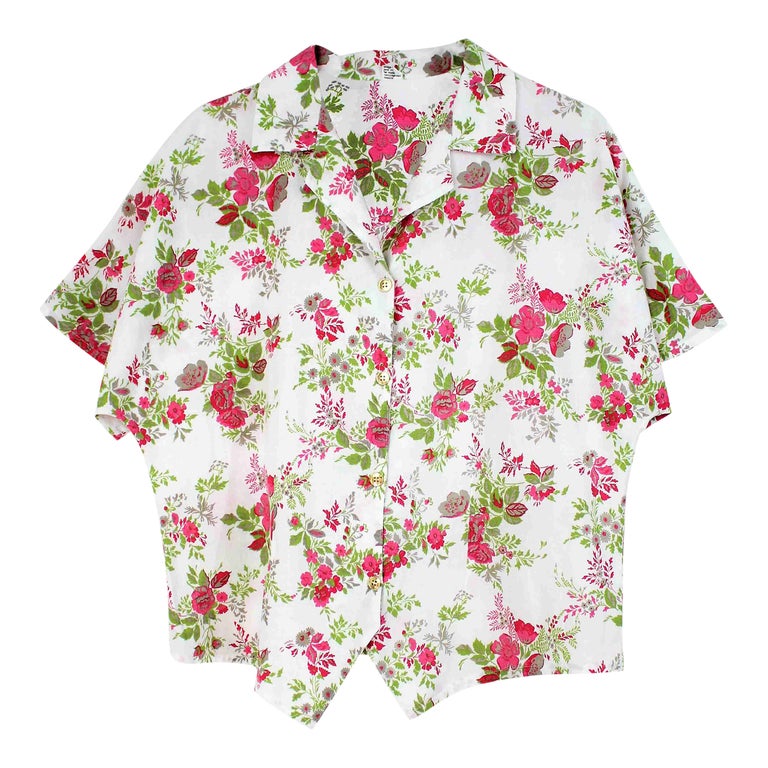 Chemise à fleurs pour femme