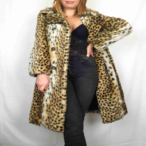 Full length store leopard coat