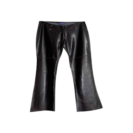 Pantalon flare simili discount cuir