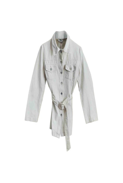 Linen and cotton safari jacket 