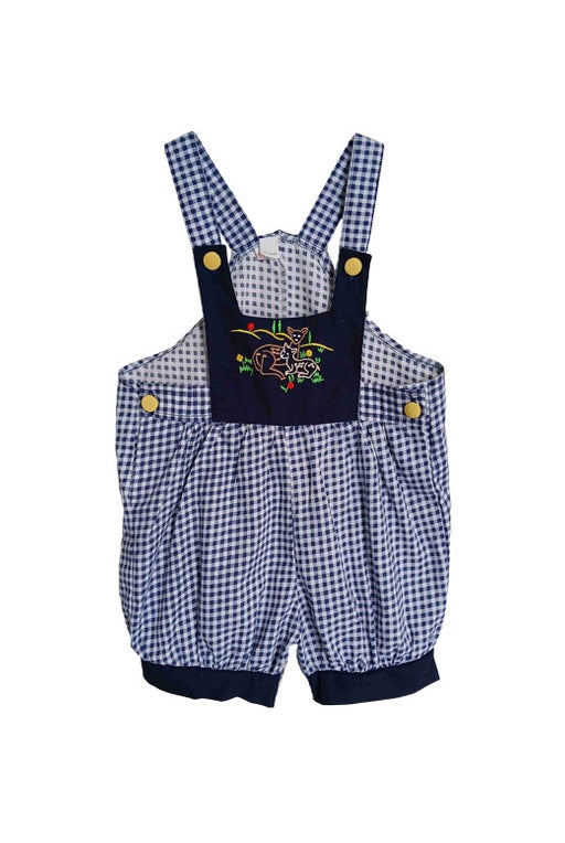 Gingham overalls 