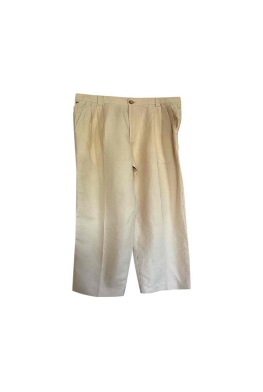 Linen pleated pants